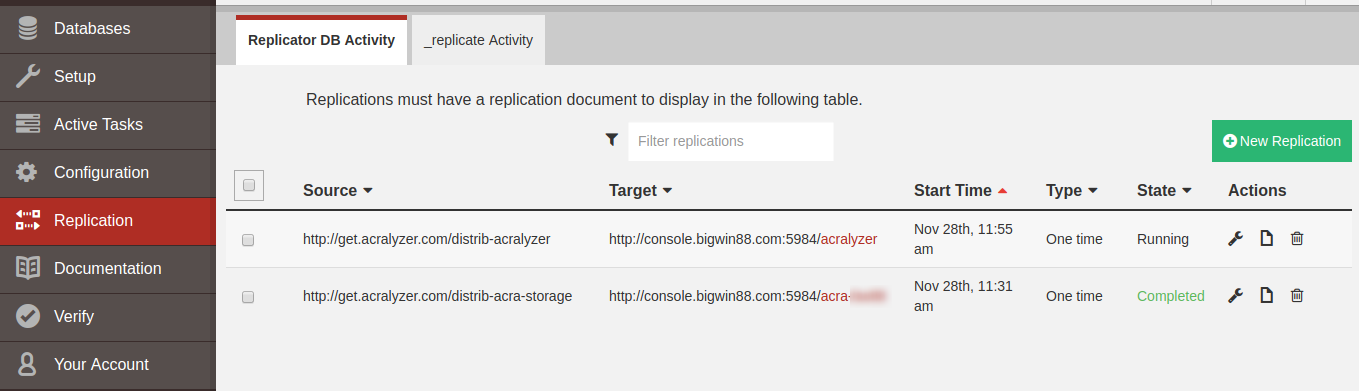 CouchDB Replication Done