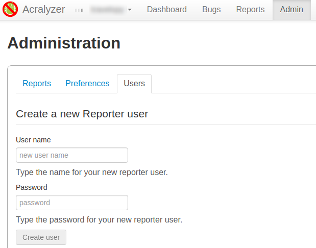 Acralyser Add Reporter