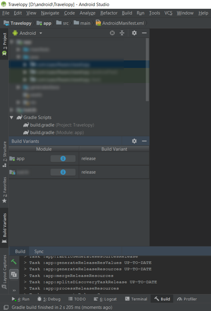 Android Studio Build Variant