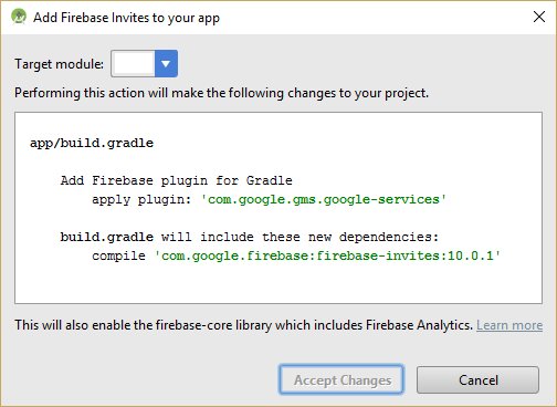 Firebase Add Invites