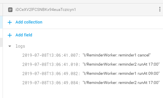 Firebase Database Console